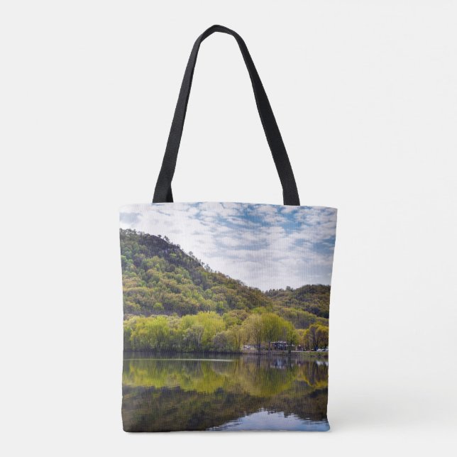 Bolsa Tote Primavera refletindo (Verso)