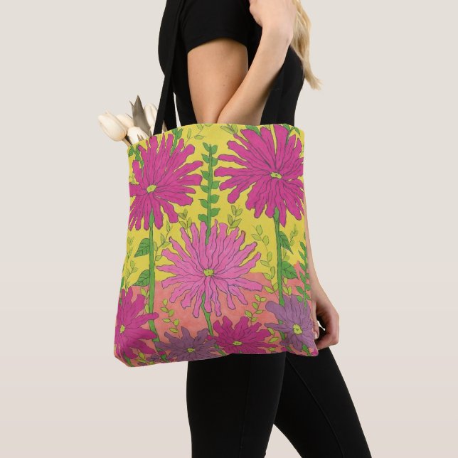 Bolsa Tote Primavera Sunshine Floral (Close Up)