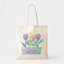 Primavera Tulipas Tote Bag