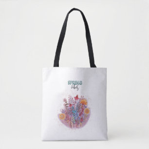Bolsa Tote primavera vibes floral