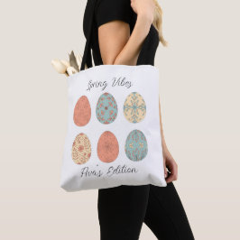 Bolsa Tote Primavera Vibes - Saco de ferramentas de Páscoa pe