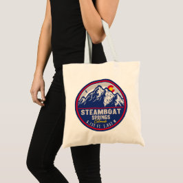 Bolsa Tote Primaveras Steamboat Colorado Retro Sunset Souveni