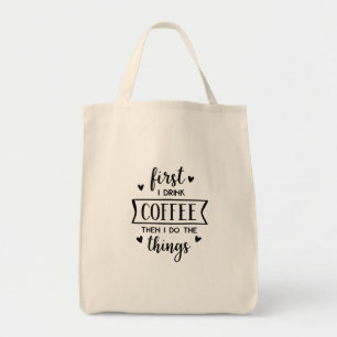 Bolsa Tote Primeiramente eu bebo o café então que eu faço 