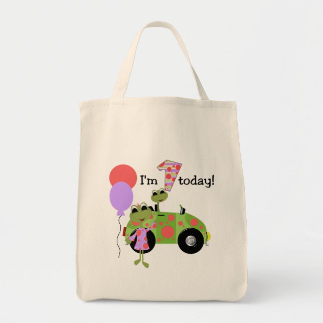 Bolsa Tote Primeiro aniversario de Sapos de Mod (Frente)