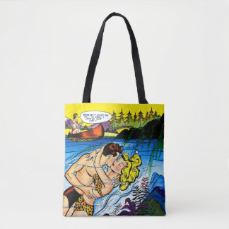 Bolsa Tote Primeiro Romance 07 Bonito Girl Vintage Histórias