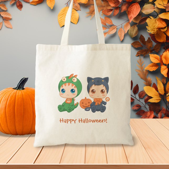 Bolsa Tote Primeiros Bebês do Halloween Figurino de Dragão Ne (Criador carregado)