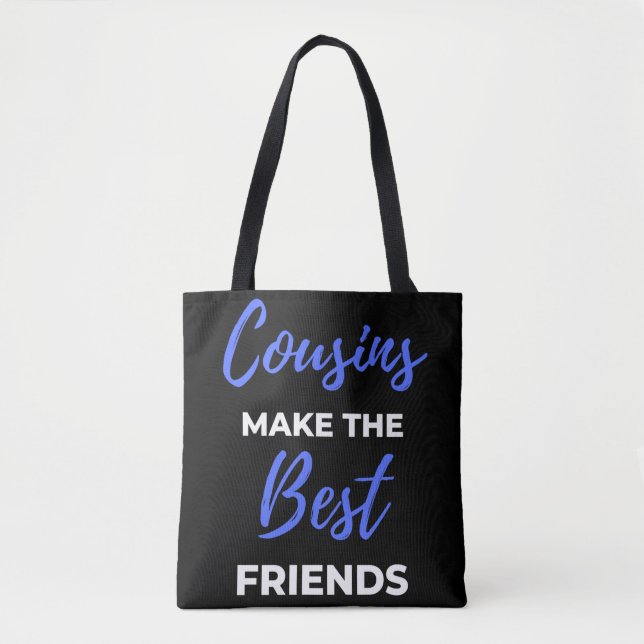 Bolsa Tote Primos Fazem Os Melhores Amigos (Frente)