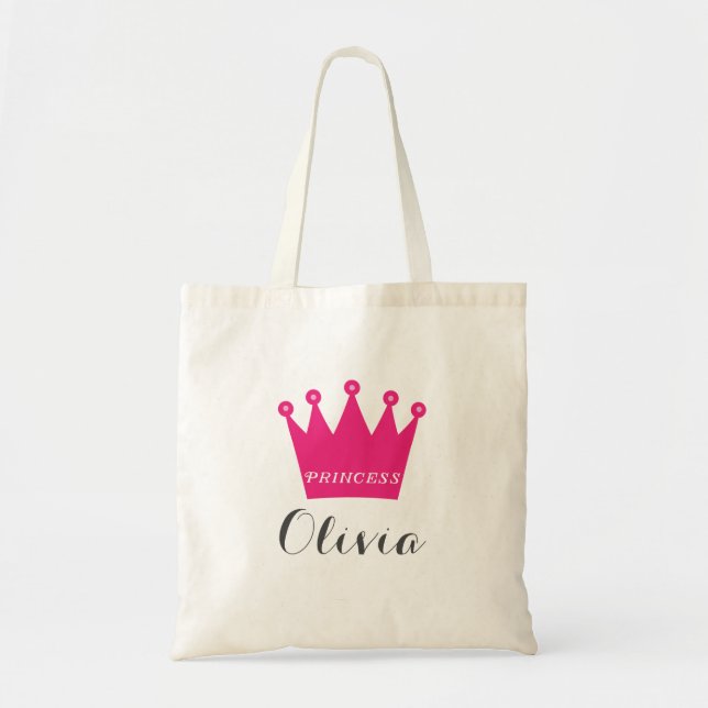Bolsa Tote Princesa Coroa (Frente)