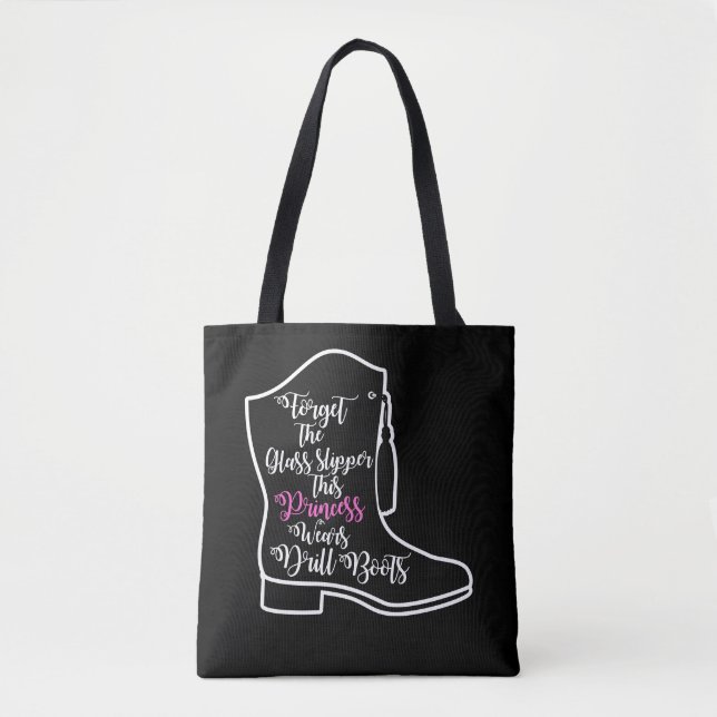 Bolsa Tote Princesa da equipe da dança da broca (Frente)