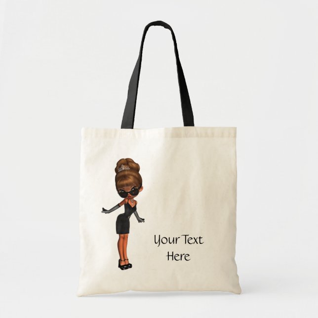Bolsa Tote Princesa Diva Étnica (Frente)