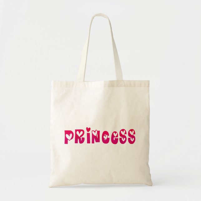 Bolsa Tote Princesa em Corações (Frente)