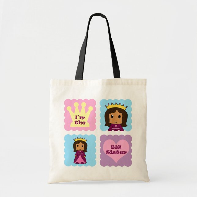 Bolsa Tote Princesa irmã mais velha (Frente)