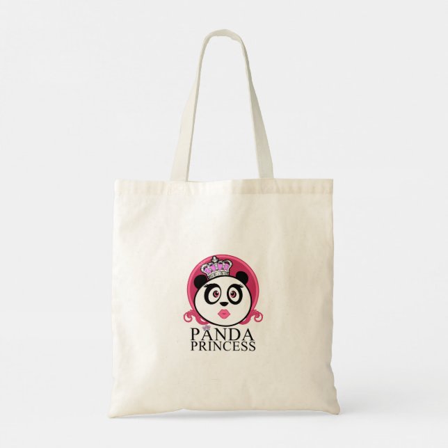 Bolsa Tote Princesa Panda Rainha Panda Fofa (Verso)