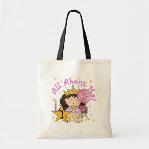 Bolsa Tote Princesa Sobre Os Meus Camisetas primeiros anivers
