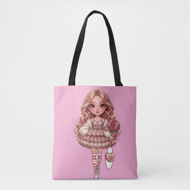 Bolsa Tote princess of hearts dall (Frente)