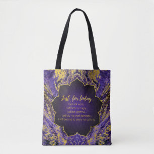 Bolsa Tote Princípios de Reiki - preceitos de Reiki