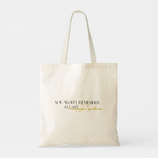 Bolsa Tote problemas de champanhe