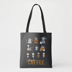 Bolsa Tote Procurando um delicioso café