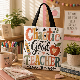 Bolsa Tote Professor bem-intencionado caótico