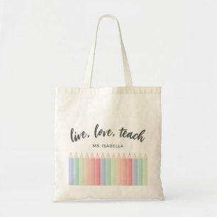Bolsa Tote Professor de Amar ao Vivo Personalizado