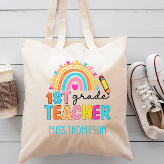 Bolsa Tote Professor de Arco-Íris Moderno do Grau 1rua Person
