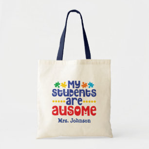 Bolsa Tote Professor de Autismo Personalizado