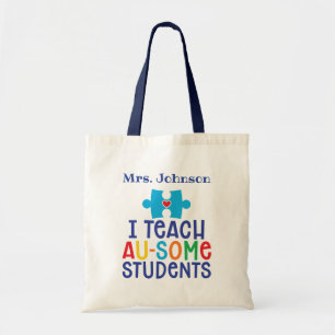 Bolsa Tote Professor de Autismo Personalizado