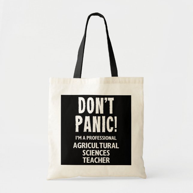 Bolsa Tote Professor de Ciências Agrícolas (Frente)