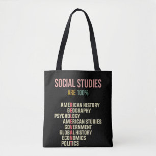 Bolsa Tote Professor de Estudos Sociais em Sala de Aula de Hi