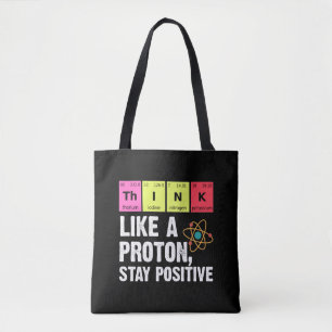 Bolsa Tote Professor de Física de Química Estudos de Proton S