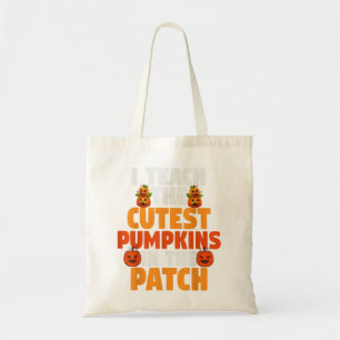 Bolsa Tote Professor De Halloween Ensino Os Pumpkins Mais Pob