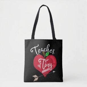Bolsa Tote Professor De Humanos Pequenos Ensino Pré-Escolar E