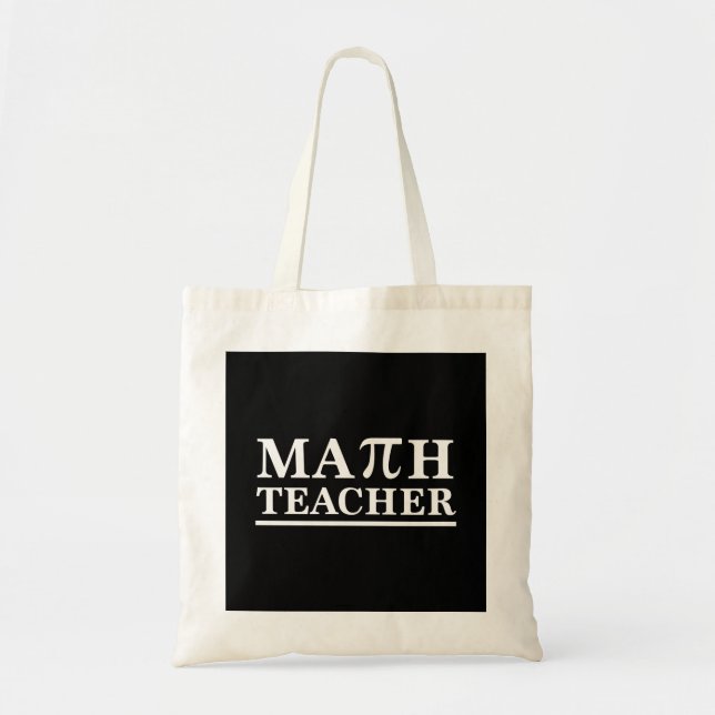 Bolsa Tote Professor de matemática (Frente)