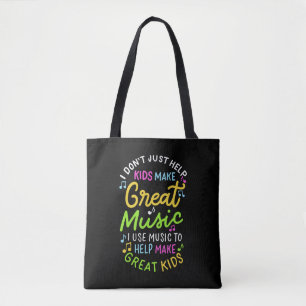 Bolsa Tote Professor de Música - Ajude as Crianças a Fazer Pr