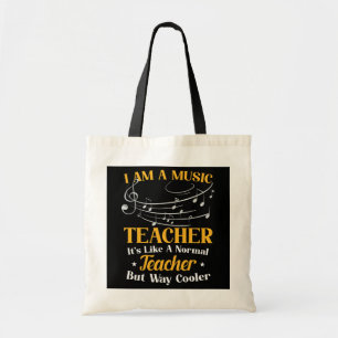 Bolsa Tote Professor de Música Engraçado Professor de Músi