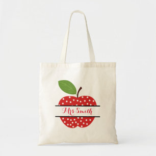 Bolsa Tote professor de obrigado de maçã