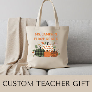 Bolsa Tote Professor de outono Personalizado