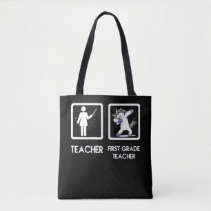 Bolsa Tote Professor de primeiro grau Unicórnio Dabbing Funn