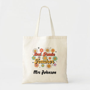 Bolsa Tote Professor do 2º Ano Flor Sorridente