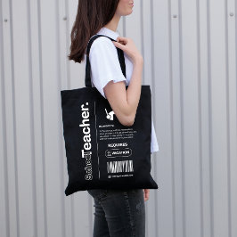 Bolsa Tote Professor – Humor de Trabalho Divertido, Presente