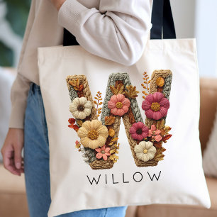 Bolsa Tote Professor Noiva Inicial Botânica Festa de Casame
