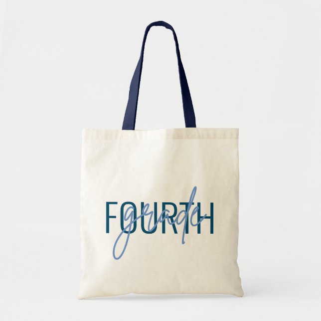 Bolsa Tote Professor Oferece Script Moderno De Quarto Grau (Frente)