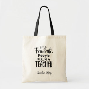 Bolsa Tote Professor Personalizado (Meu Pessoas Favorito Me C
