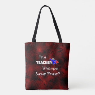 Bolsa Tote Professor super-herói