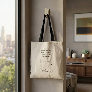 Bolsa Tote Professor Superpoder de Matemática   Vocação e Pai