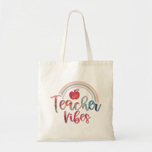 Bolsa Tote Professora da Apple viba Saco Colorido de Tota