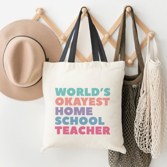 Bolsa Tote Professora da escola de homenagens mais Okayest do (Criador carregado)