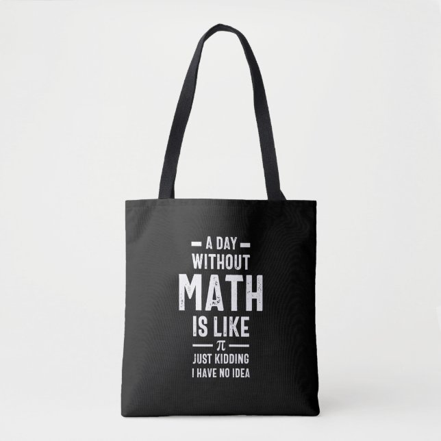 Bolsa Tote Professora de Matemática Nerdy PI Física Matemátic (Frente)