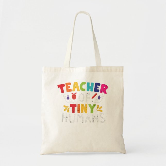 Bolsa Tote Professora do infantário Daycare Prek Teache (Frente)