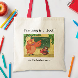 Bolsa Tote Professora Owl